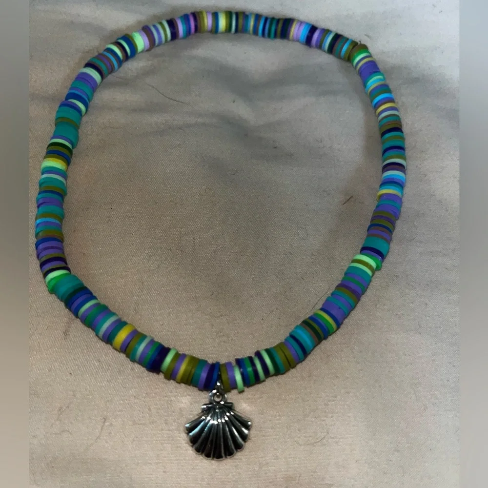 Handmade Clay Necklace and Bracelet Set - Picture 2 of 5